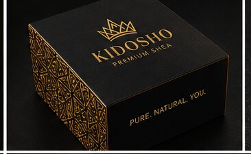 Kidosho Shea brand identity and packaging